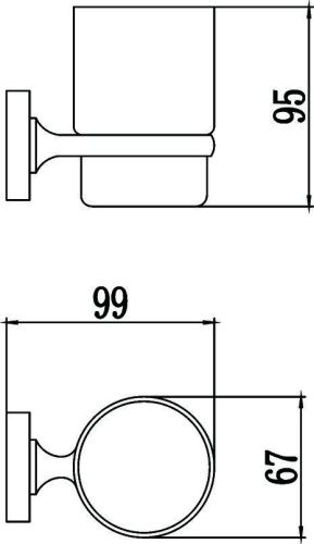 Стакан Savol S-008758 - фото 3
