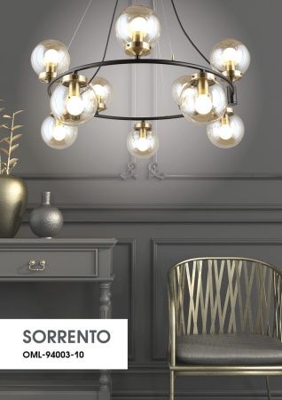 Люстра подвесная Omnilux SORRENTO (СОРРЕНТО) OML-94003-10
