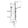 Душевой гарнитур Hansgrohe Raindance Select 27646000 настенный хром