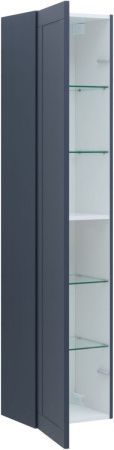 Шкаф-пенал Aquanet Терра 00313247 40х160 подвесной цвет синий