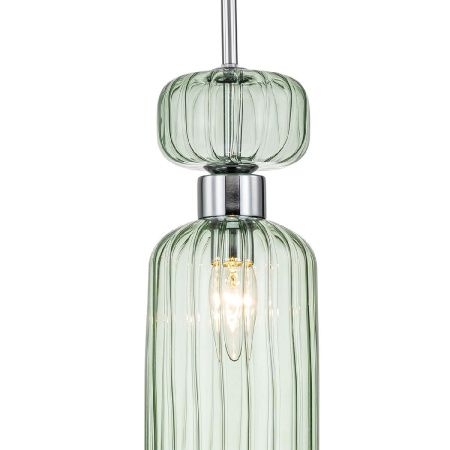 Светильник подвесной Escada Gloss (Глосс) 1141/1S Chrome/Green