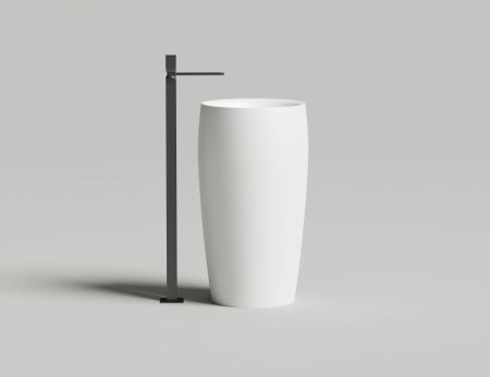 Раковина из искусственного камня S-Stone Salini ALDA 130321MF 50х50 напольная цвет мультиколор