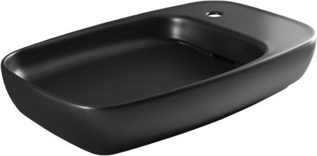 Раковина керамическая Allen Brau Liberty 4.32012.31 70х40 накладная цвет черный 1 отверстие под смеситель