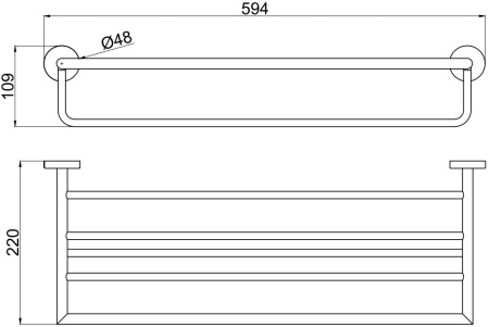 Полка в ванную комнату Allen Brau Priority 6.31014-00