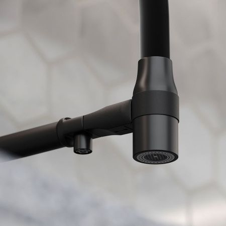 Смеситель для кухни Sancos Garda SC4009MB на мойку черный