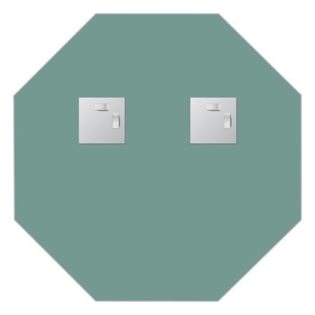 Зеркало Evoform Primary BY 0073 50х50 подвесное