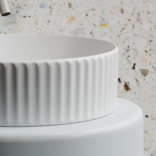 Раковина Ceramica Nova ELEMENT 36 см CN6057MW накладная цвет белый матовый - фото 2