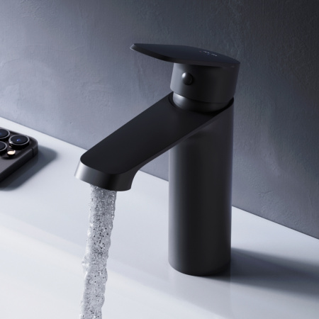 Смеситель Am.Pm Func F8F02122 на раковину черный без термостата