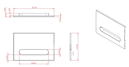 Клавиша смыва механическая Allen Brau 9.2PR01.IV цвет бежевый