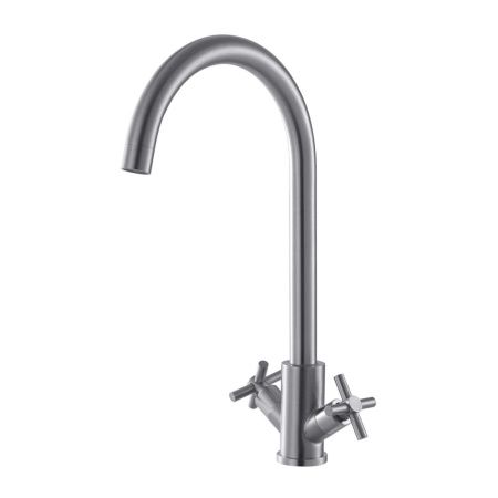 Смеситель для кухни Fashun A54028 на мойку сатин