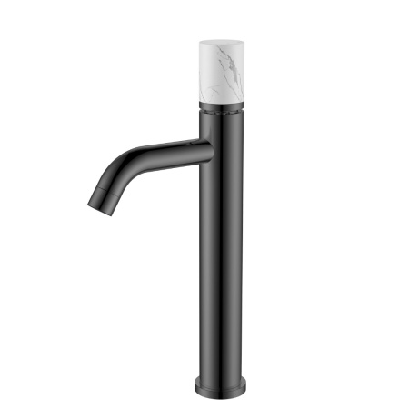 Смеситель Boheme Stick 122-GM-MR-W на раковину графит