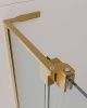 Душевой уголок Cezares SLIDER SLIDER-AH-1-80-90/100-C-BORO 90х80 стекло прозрачное профиль золото без поддона