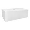 Ванна акриловая Azario LAGO BLANCO AZ-6724-1CL 17075 170х75 пристенная прямоугольная