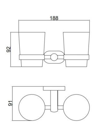 Стакан BELZ B90508