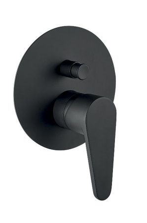 Смеситель для ванны и душа Fiore 88NN7506 настенный черный