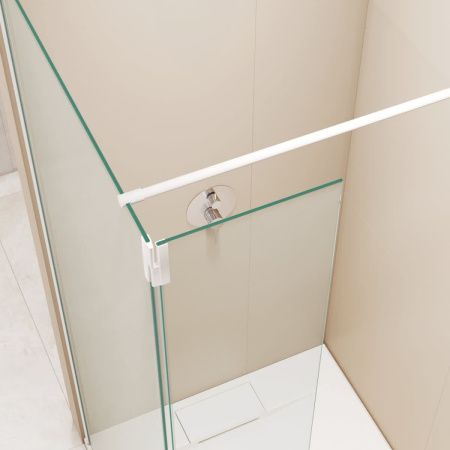 Душевая перегородка RGW Walk In 351005083-15 80х195 стекло прозрачное профиль белый