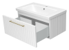 Тумба под раковину Brevita Alicante ALI-09080-0101Я 78х45х35 подвесная