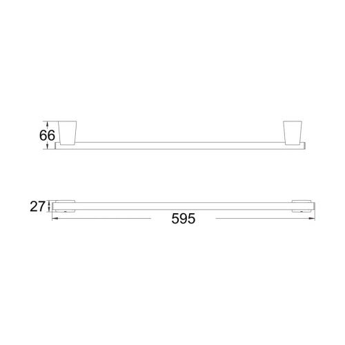 Полотенцедержатель Shevanik SG57G SG5717G - фото 3