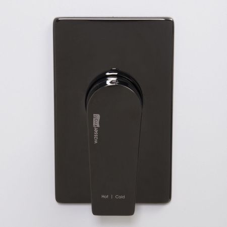 Смеситель для душа Wasserkraft Glan 6600 6651 встраиваемый в стену черный