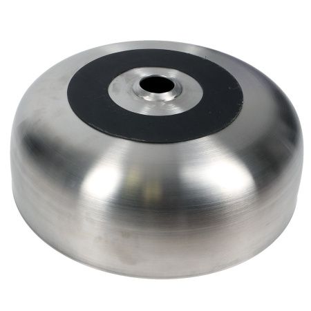 Раковина из нержавеющей стали Melana 400 сатин 40х40 накладная цвет хром без отверстий под смеситель