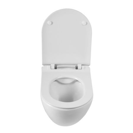 Чаша унитаза подвесная BelBagno AMANDA BB051CHR цвет белый без сиденья безободковая каскадный смыв