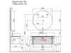 Тумба под раковину Jorno LUMINO Lum.01.120/P/W/JR 120х52х42 подвесная цвет белый