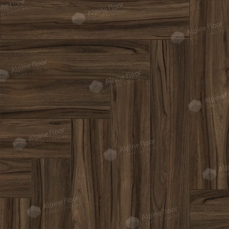 Ламинат Alpine Floor Herringbone 12 LF105-13 Орех Сицилия толщина 1.2 см 34 класс 600х100