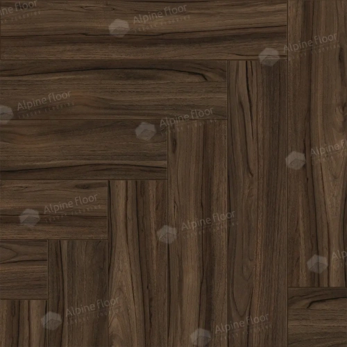 Ламинат Alpine Floor Herringbone 12 LF105-13 Орех Сицилия толщина 1.2 см 34 класс 600х100 - фото 4