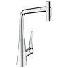 Смеситель для кухни Hansgrohe Metris Select 73820000 на мойку хром