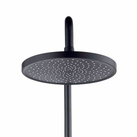 Верхний душ Bond Circle B01-9988 черный матовый