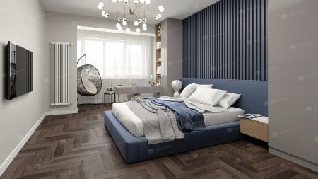 SPC ламинат Alpine Floor Parquet Light ECO 13-16 MC Фафнир толщина 0.4 см 43 класс 600х125