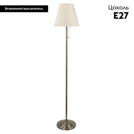 Торшер Arte Lamp Marriot (Марриот) A5039PN-1AB