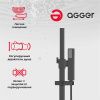 Душевая стойка Agger Great A2893344 настенная цвет черный