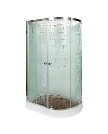 Душевая кабина AvaCan EM1511LN 110х80 асимметричная без крыши ориентация левая