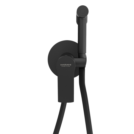 Гигиенический душ со смесителем Mariani B14185KLW черный