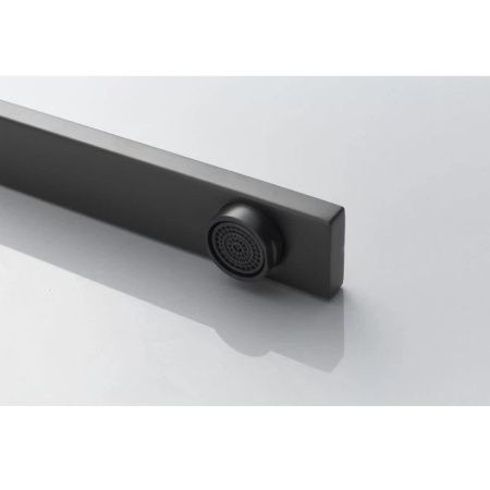 Смеситель для кухни Knotlor STABLE KN-21/GM на мойку вороненая сталь