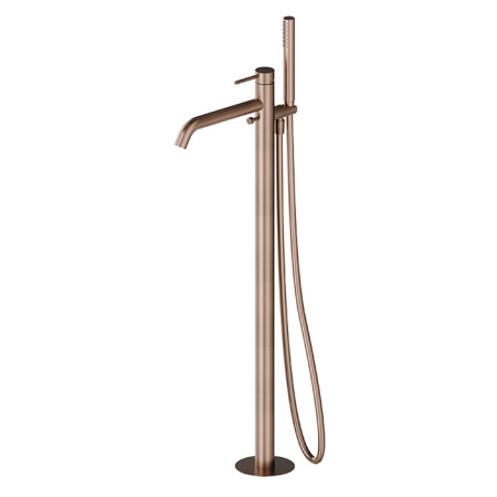 Смеситель Newform Inciso 69684EX.59.067 напольный медь без термостата