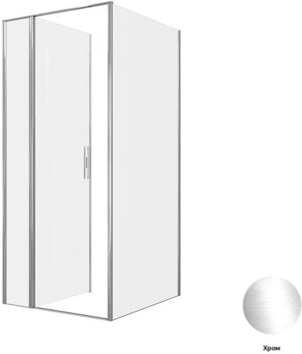 Душевой уголок Allen Brau Priority 3.31025.00 + 3.31046.00 90х100 стекло прозрачное профиль хром глянцевый без поддона - фото 3 Душевой уголок Allen Brau Priority 3.31025.00 + 3.31046.00 90х100 стекло прозрачное профиль хром глянцевый без поддона - фото 3