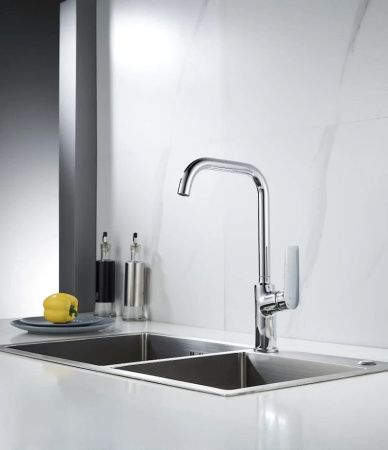 Смеситель для кухни Knotlor MUSE KN-61 на мойку хром