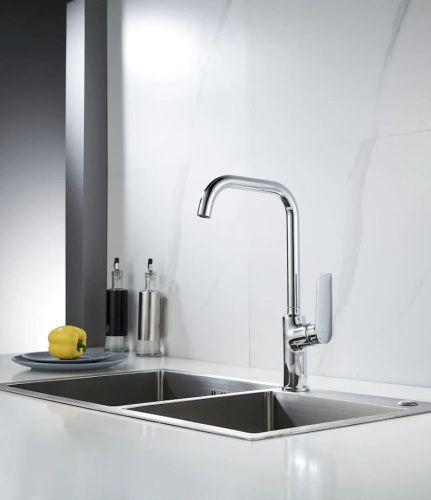 Смеситель для кухни Knotlor MUSE KN-61 на мойку хром - фото 5