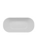 Ванна акриловая BelBagno BB716-1700-800 170х80 отдельностоящая овальная с ножками