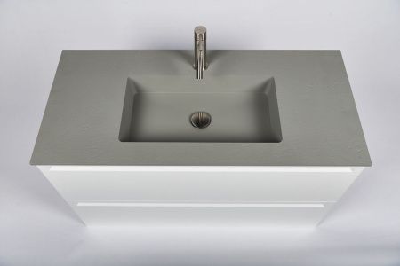 Тумба с раковиной Inda Piccadilly INDA Piccadilly 100MW Cemento 100х50 подвесная