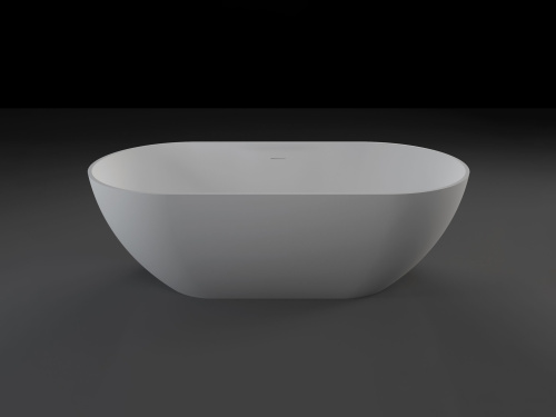 Ванна из искусственного камня Vincea Solid Surface VBT-4S04MW 170х80 отдельностоящая овальная - фото 5
