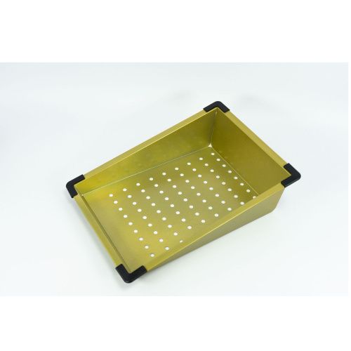 Кухонная мойка Fmark FSC002C 75х46 цвет золото поверхность матовая - фото 5