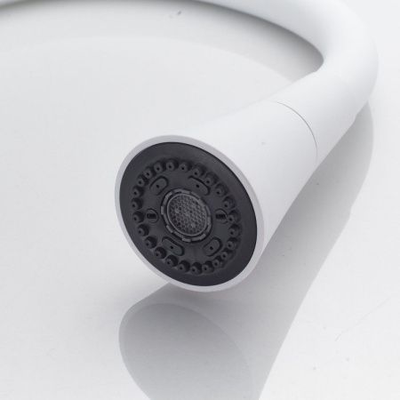 Смеситель для кухни Rose R213C на мойку белый