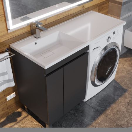 Тумба с раковиной Uperwood Magenta 51930205158 120х50 цвет черный