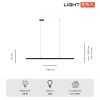 Светильник подвесной Lightera James (Джамес) LE107L-150B WIFI