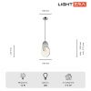 Светильник подвесной Lightera Braies (Браиес) LE131L-27W