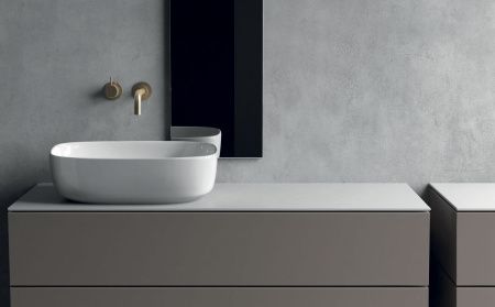 Раковина из сантехнического фарфора Galassia Dream 7301 50х40 накладная цвет белый без отверстий под смеситель