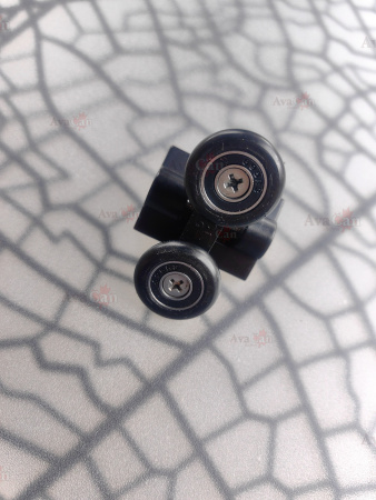 Душевой уголок AvaCan HB100MT 100х100 стекло матовое профиль черный без поддона